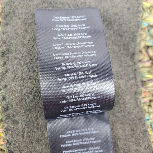 Buff Women's Cable Knit Beanie Cap Hat Pink Green Primaloft Polyester WInter - Picture 7 of 9